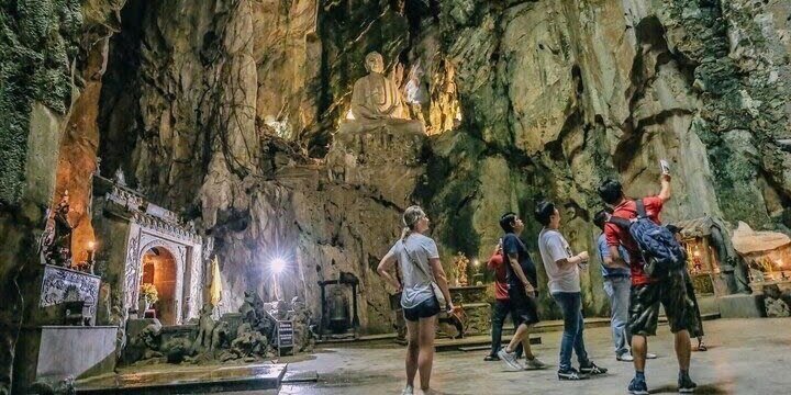 Marble Mountains, Am Phu Cave & Han River Night Cruise - Da Nang