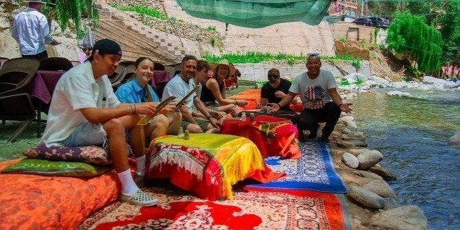 Ourika Valley with locals