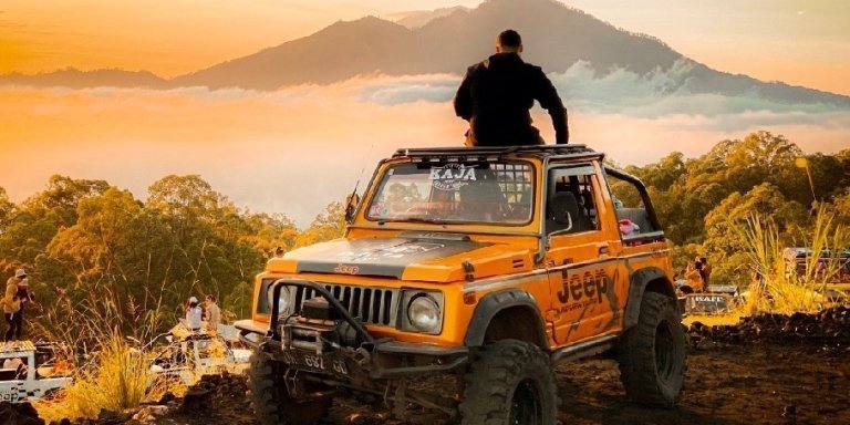 Mount Batur Sunrise Jeep Tour with Natural Volcano Hot Spring