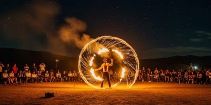 Marrakech: Sunset Camel Ride, Dinner & Fire Show in Agafay Desert