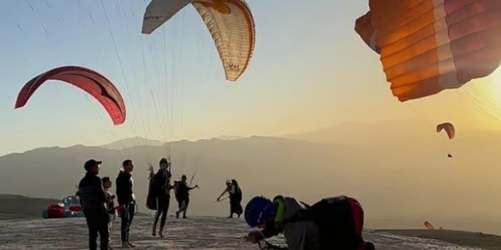 Paragliding: Fly Over Agafay Desert, Atlas Mountain Views & GoPro