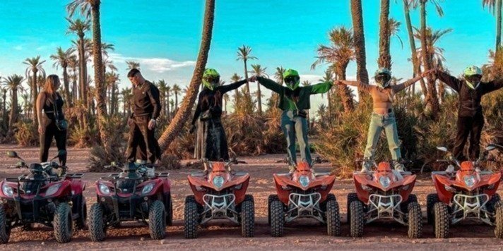 Marrakech: Quad Biking Tour in Palmeraie Authentic Desert Ride
