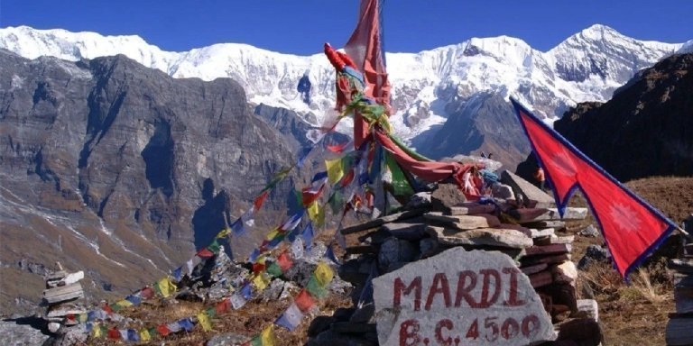 From Pokhara:  4-Day Mardi Himal Trek