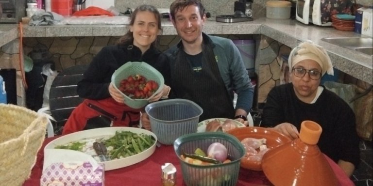Amazigh Cooking Class at local home and weekly market tour