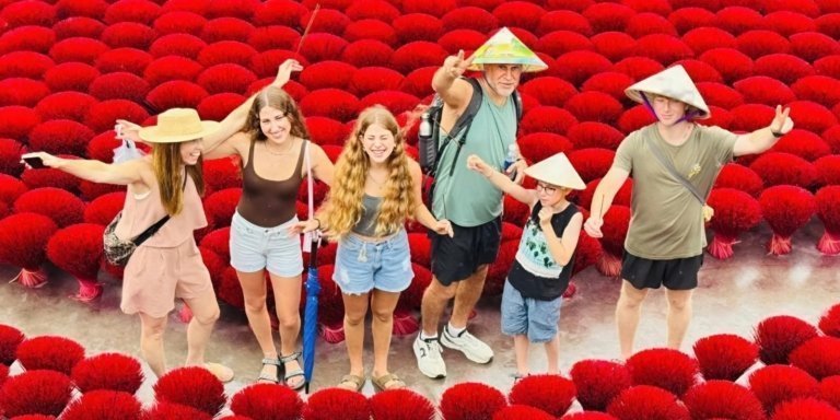 From Hanoi to Ninh Binh 1-Day Incense Village, Trang An Boat Tour