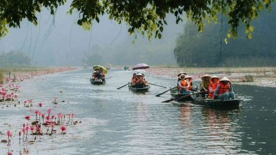 From Hanoi to Ninh Binh 1-Day Incense Village, Trang An Boat Tour