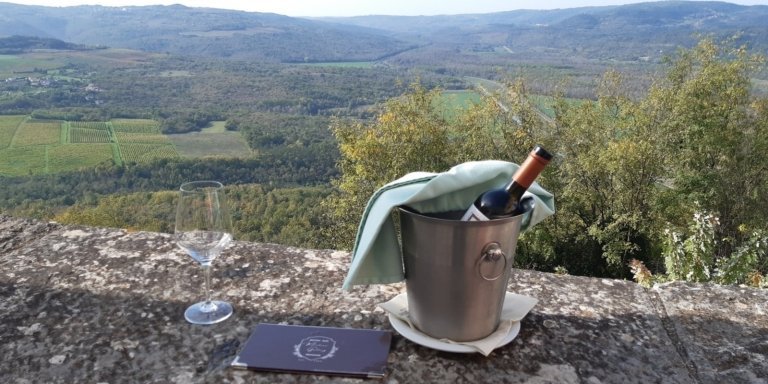 West coast and hill tops from Pula and Medulin