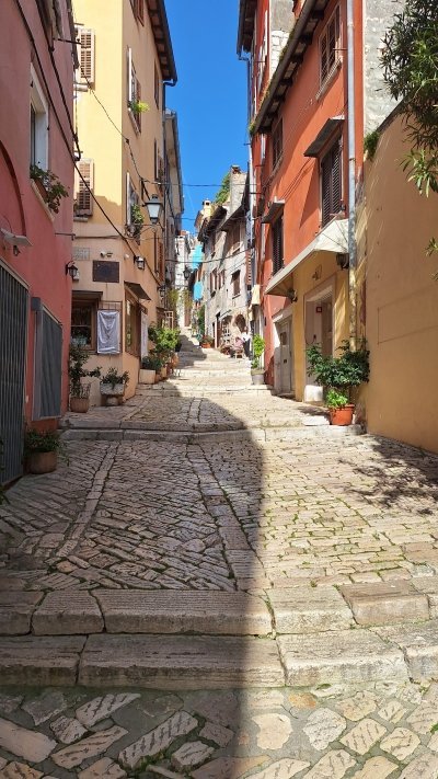 West coast and hill tops from Rovinj