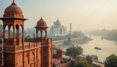 Bangalore to Agra One Day Tour: Taj Mahal & Agra Fort by Flight