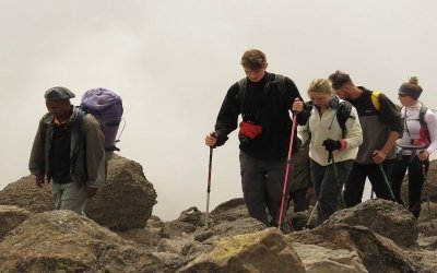 6 days Machame route Kilimanjaro climbing Group Departure