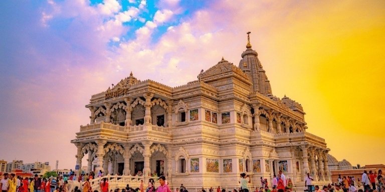 From Mathura/Agra: Same Day Spiritual Tour Mathura & Vrindavan