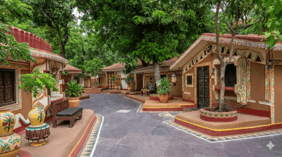 Jaipur Chokhi Dhani Village Dinner with Transfers with guide