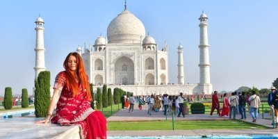 From Dehli: Taj mahal & Rural village experience.