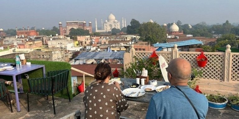 Beyond the Taj: Sunrise, Hidden Agra Walk & Rooftop Breakfast