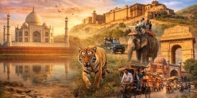 7-Day Golden Triangle Tour with Ranthambore Tiger Safari