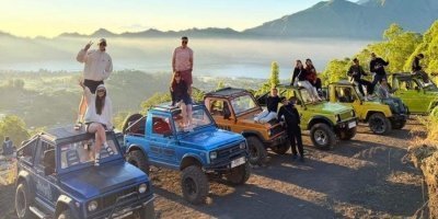 Mount batur sunrise jeep with bali natural hot spring