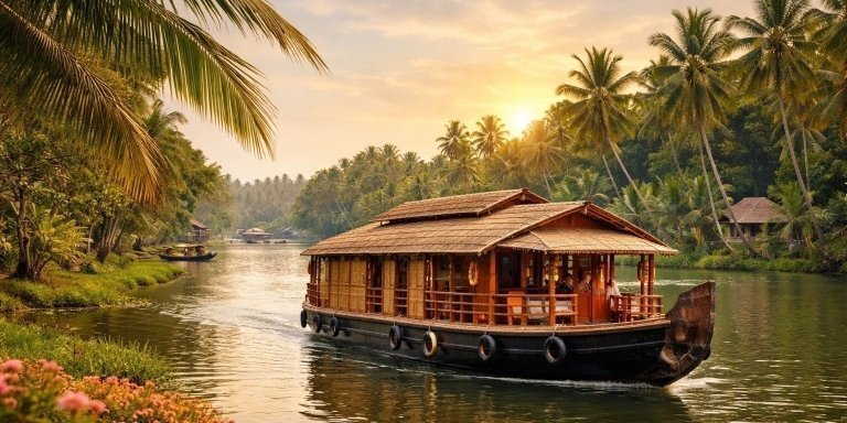 Kochi to Alleppey: 3-Day Backwater Houseboat Experience
