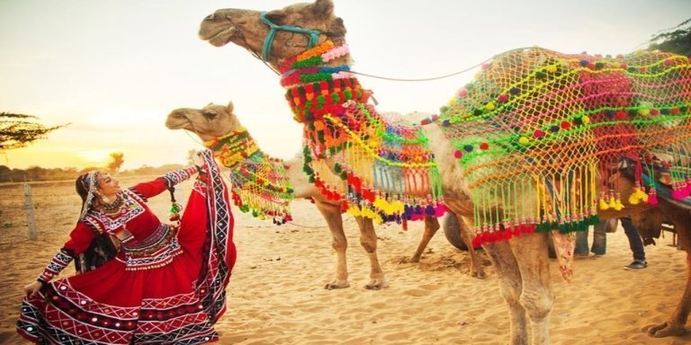 Jodhpur: Desert Camel and Jeep Safari with Traditional Food