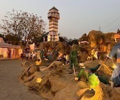 Jaipur:Chokhi Dhani Village Tour with Dinner via Vintage car