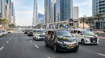 Royal Rider 10 Seater Van Rental Dubai