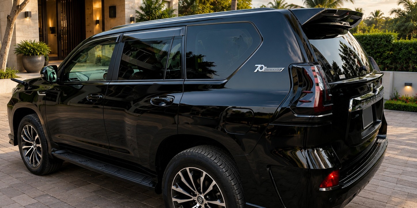 Luxury Zanzibar Airport Transfer in Toyota Land Cruser Prado