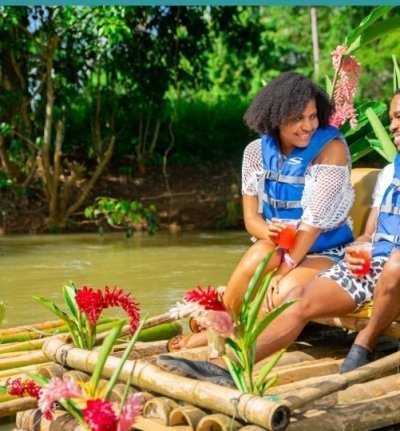 Private Bamboo Raft & Limestone Massage Montego Bay