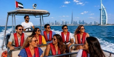Dubai Speedboat Tour - Marina, Atlantis, Palm & Burj Al Arab