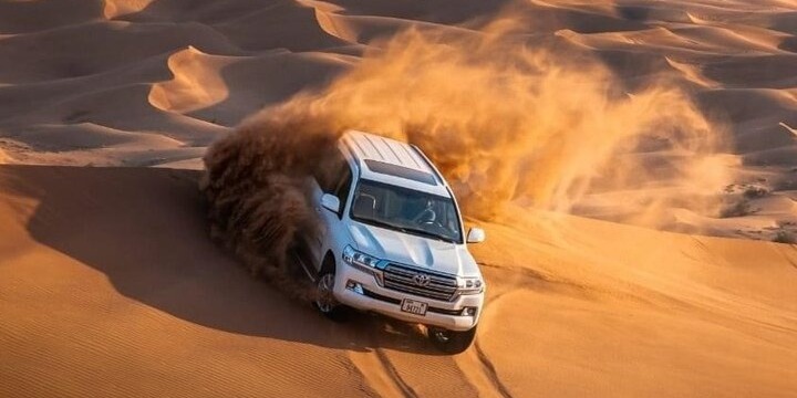 Dubai Evening Desert Safari with BBQ Buffet Dinner in Dubai