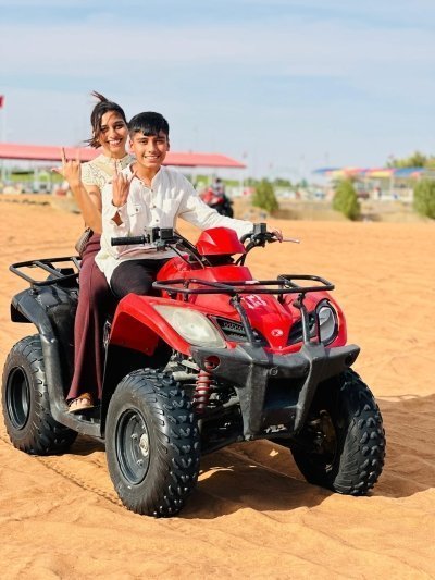 Morning Desert Safari with Quad Bike & Camel Riding in Dubai