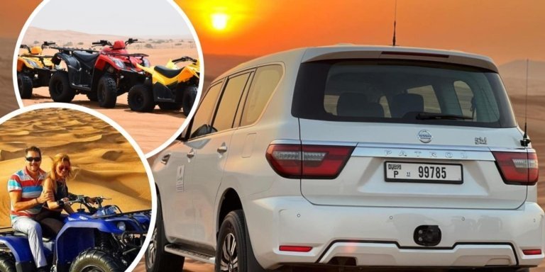 Morning Desert Safari with Quad Bike & Camel Riding in Dubai