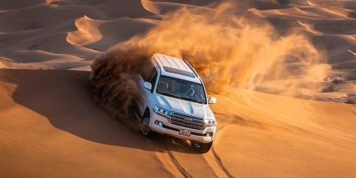 Private Dubai Morning Desert Safari with Breakfast in Desert