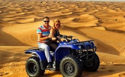 Red Dune Quad Bike Ride & Dune Buggy Adventure Dubai in Dubai
