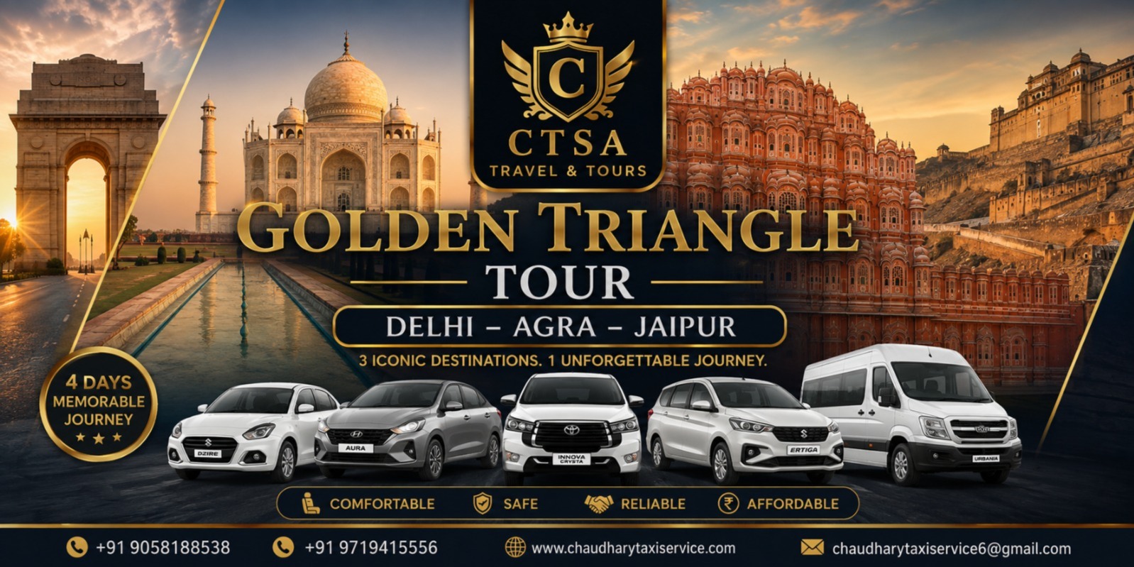 8 Days Golden Triangle Tour with Udaipur Delhi Agra Jaipur Tour
