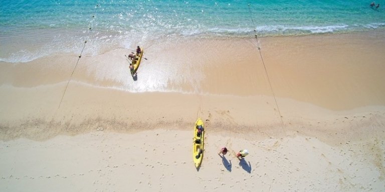 Glass-Bottom Kayaking in Cabo + Snorkeling Tour at Two Bays