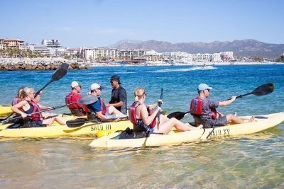 Los Cabos Arch and Playa del Amor Tour by Glass Bottom Kayak