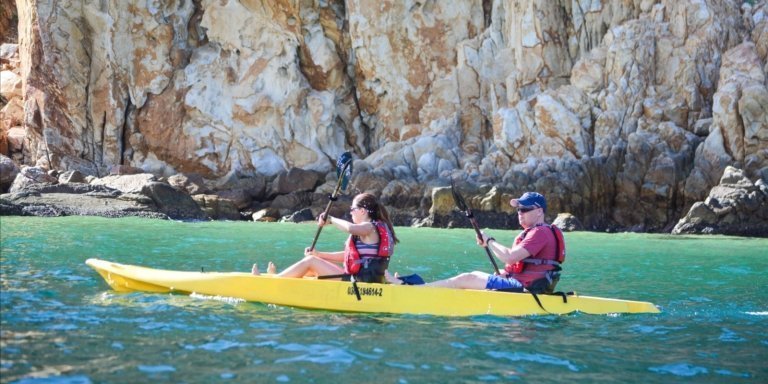 Los Cabos Arch and Playa del Amor Tour by Glass Bottom Kayak