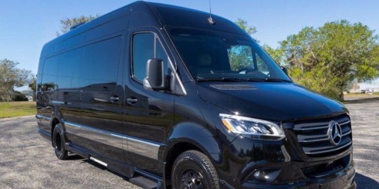 Private Luxury Sprinter Van for Hire with Driver Montego Bay.
