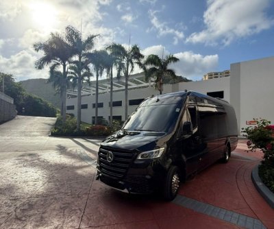 Private Luxury Sprinter Van for Hire with Driver Montego Bay.