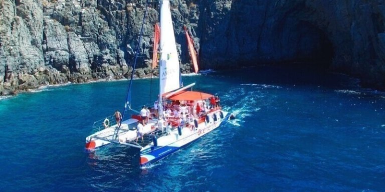 White Paradise Catamaran Boat Trip in Tenerife - 5h