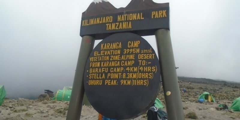 Kilimanjaro summit 6 days marangu route trekking