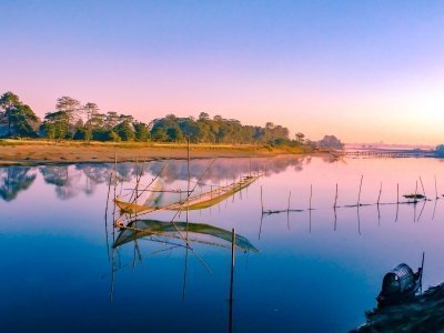 North East India Temple, Tiger, Tribal & River Island