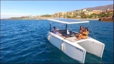 Private Charter of Green Power Boat in Tenerife Private Charter of Green Power Boat in Tenerife