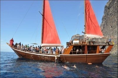 Shogun oriental sailing ship - 5h Masca Boat Trip in Tenerife Shogun oriental sailing ship - 5h Masca Boat Trip in Tenerife