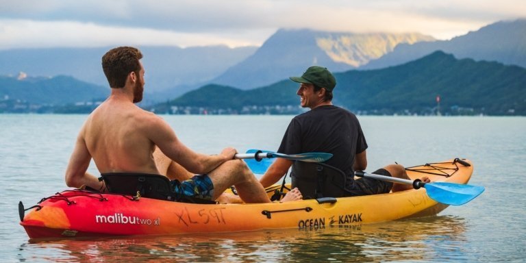 Clear Kayak Rentals – Kailua Beach - Tandem Kayak - Half-Day