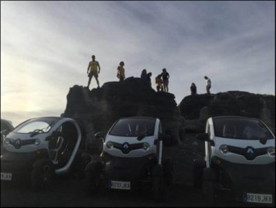 Twizy Safari - electric car tour in Lanzarote