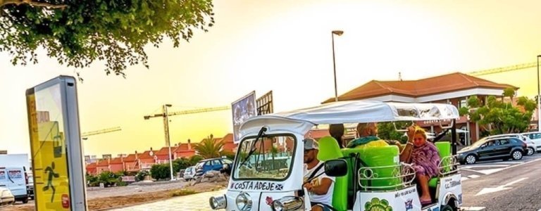 Costa Adeje guided City Tour by electric Tuk-Tuk
