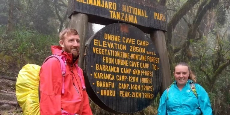 6 Days Umbwe route on kilimanjaro trekking by Widerange Safaris