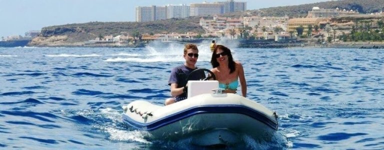 Rent a boat in Tenerife and drive by yourself - no licence required