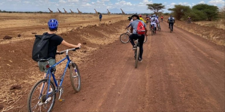 Cycling to West Kilimanjaro