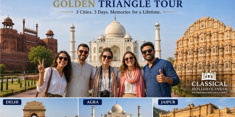 3 Days Golden Triangle Tour (Delhi- Agra- Jaipur)
